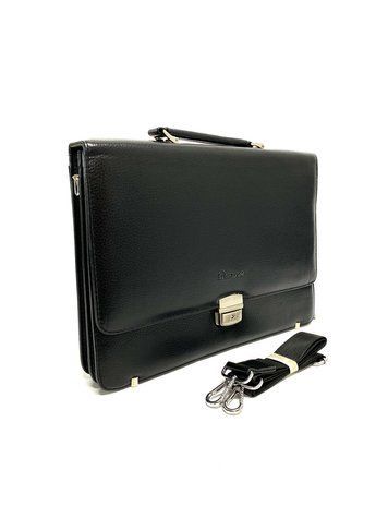 Чоловічий портфель з еко-шкіри Darvoz 9915-5 чорна 39 х 28 х 15 9915-5 фото