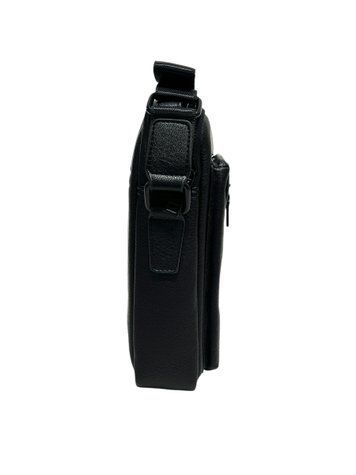 Чоловіча сумка через плече Hyss Bolo з екошкіри 1234-2 чорна 24 х 20 х 5,5 H1234-2-CHORNYI фото
