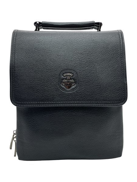 Чоловіча сумка з еко-шкіри Bradford 8925-3 чорний 27 x 23 x 5 8925-3 фото