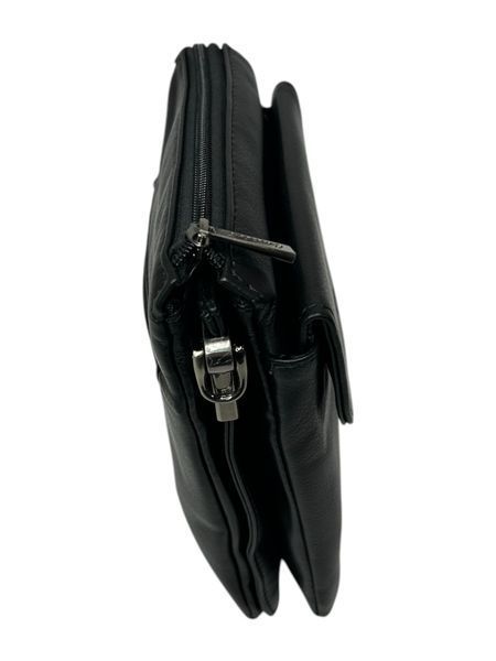 Чоловіча сумка через плече Cantlor з екошкіри K1130L-11 чорна 26 х 21,5 х 3 CK1130L-11-CHORNYI фото